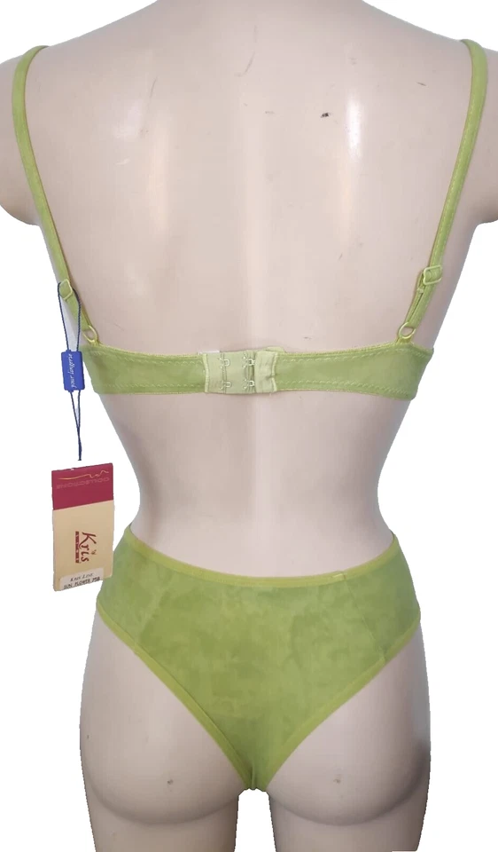 Kris Line BH SET Push-UP mit Bügel Gr.80A UK 36A String 40/L Sun Flower mit pads - Bild 3 von 4