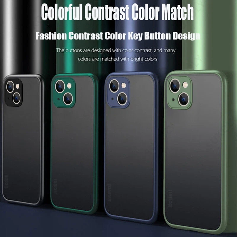 Acrilico Custodia Per iPhone 17 Pro Max 16 15 Plus 14 13 12 Opaco Ibrido Cover - Immagine 2 di 4