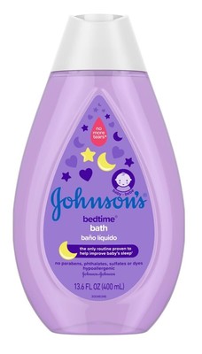 Johnsons Tear-Free Baby Bedtime Bath 13.6 Ounce (400ml) (2 Pack)