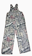 Cabela's for Kids Youth Camouflage Breakup Overalls Large Hunting Outdoors 32X27