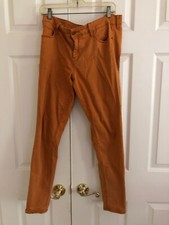 Old Navy Size 12 Rock Star Super Skinny Lyocell Cotton Gold Pant Women