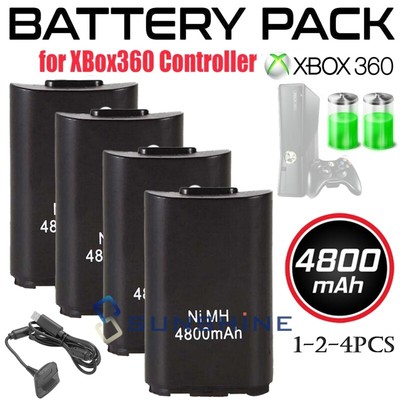 Rechargeable Battery Pack Charger Cable Dock For Xbox 360 Wireless Controller