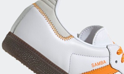 Adidas Women's Samba OG casual style Leather Orange IE6521