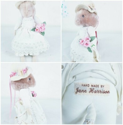 Nadelfilzmaus Vintage 80er Handarbeit von Jane Harrison (SUPER SELTEN)