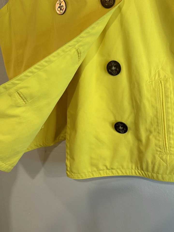 Lauren Ralph Lauren Yellow Vest Size M “with Anchors Buttons” - Image 3 of 4