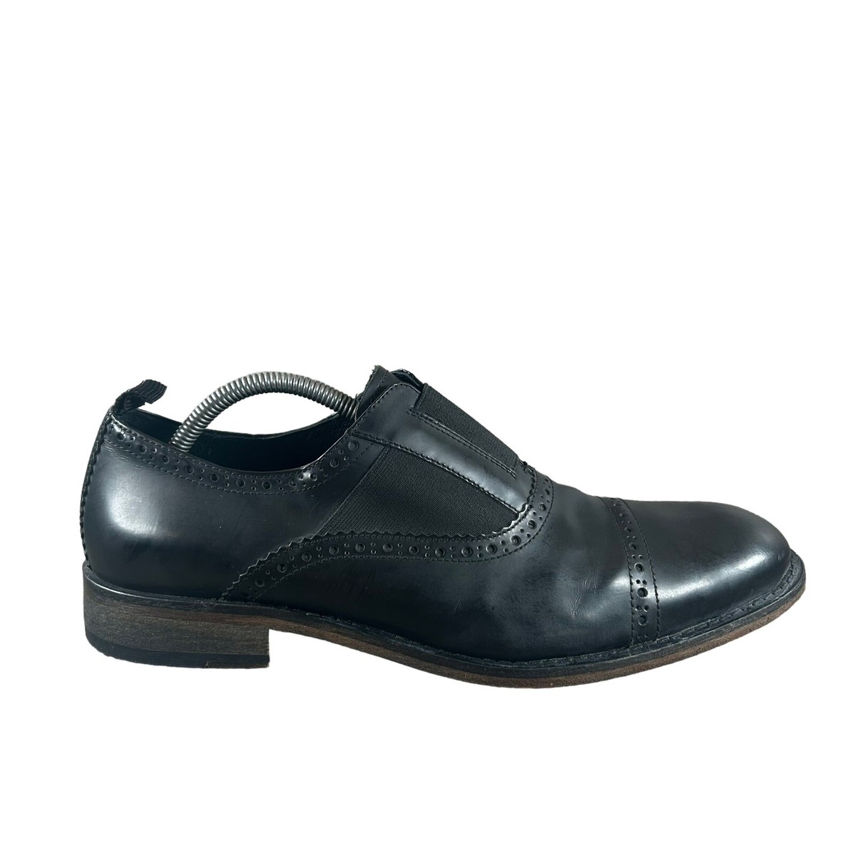Kenneth Cole Don't Think Dress Shoes Mens Size 10 M Black Leather