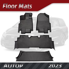 For 2018-23 Honda Odyssey Floor Mats Cargo Liners Carpets All-weather Tpe 4pcs For 2018-23 Honda Odyssey Floor Mats Cargo Liners Carpets All-weather Tpe 4pcs