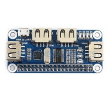 1PCS 4 Port USB HUB HAT Expansion Board For Raspberry Zero/Zero W/3B NEW