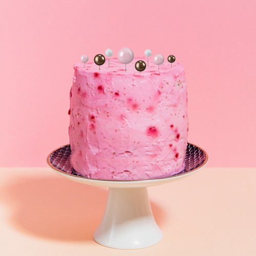 50 Pcs Foam Ball Cake Decorating Sticks 50pcs White Gold Birthday