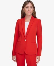 Philosophy Republic Clothing Women's Red Blazer Jacket Size 8 3600066, RN9317