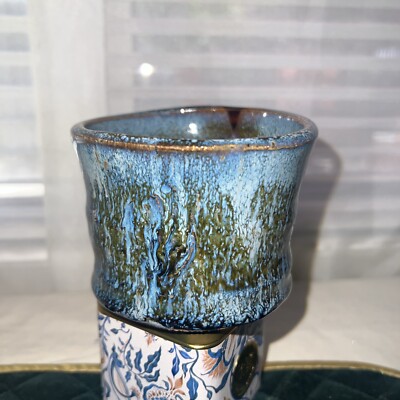 handmade studio pottery mug Signed by artist
