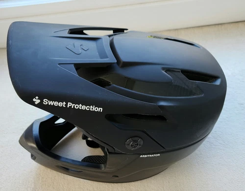 SWEET Protection Arbitrator MIPS Helm - Matte Black/Natural Carbon S/M 53-56cm