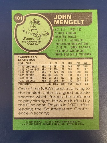 Tarjetas de baloncesto Topps 1977-78 completan tu conjunto que elijas elegir cada una #1 - 132 - Imagen 203 de 265
