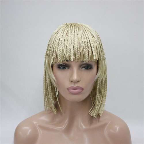 Ladies Wig Synthetic Straight Women Hand Made Braids 3/4 Half Full Wig Headband - Picture 18 of 18