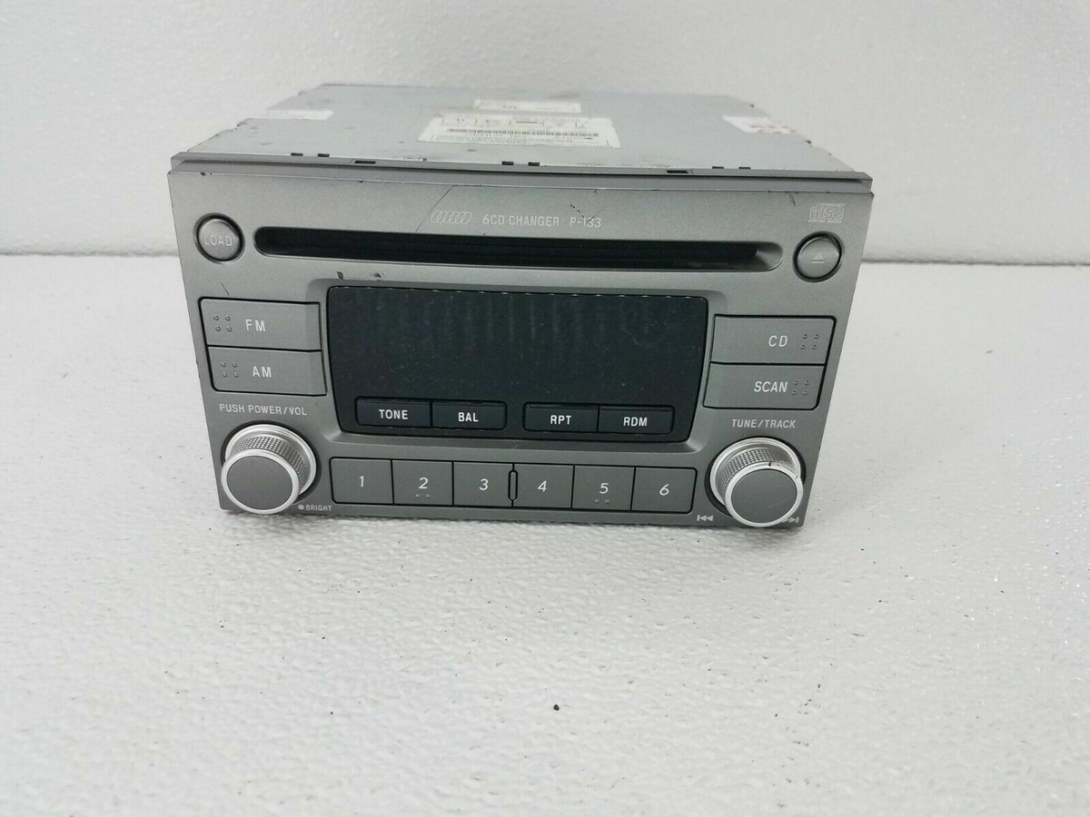 2004-2006 subaru impreza radio stereo 2 DIN 6 CD disc player