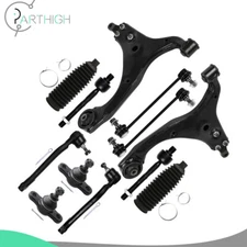 12Pcs Front Control Arm Ball Joint Tie Rod Sway Bar For 2007-12 Hyundai Elantra