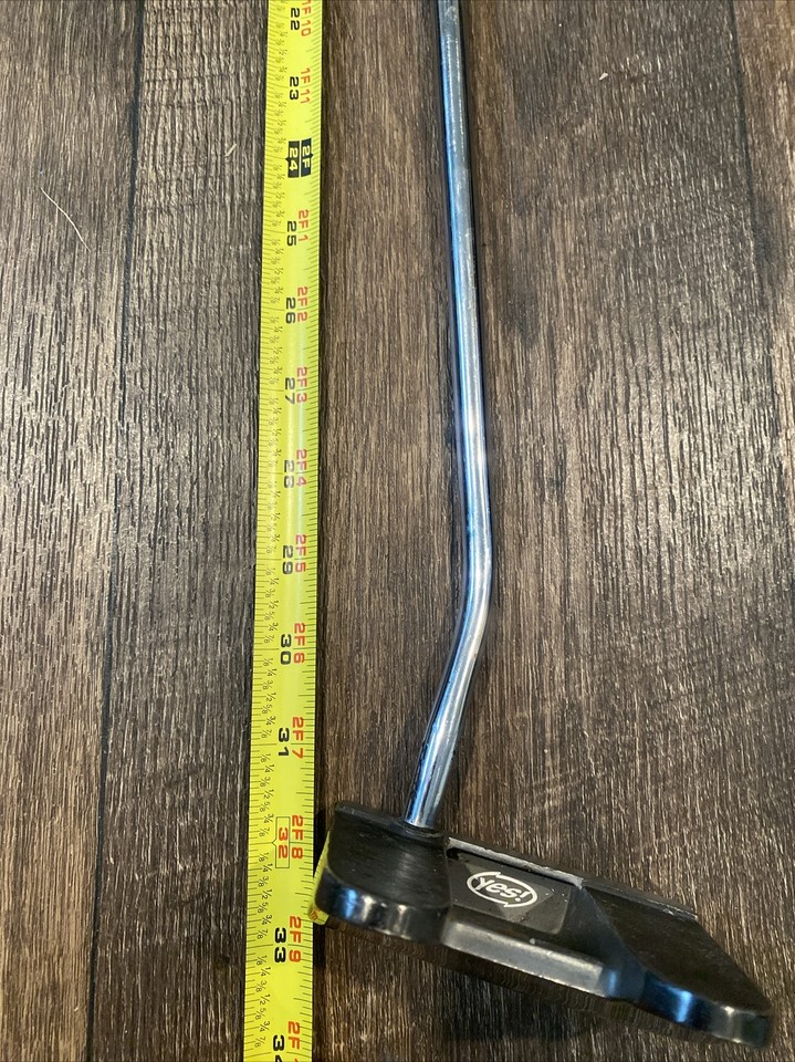 Putter Warrior Balata 35.5" Tige Acier, Droite, Besoin D'un Grip - Club De Golf Pour Hommes, Femmes, Juniors