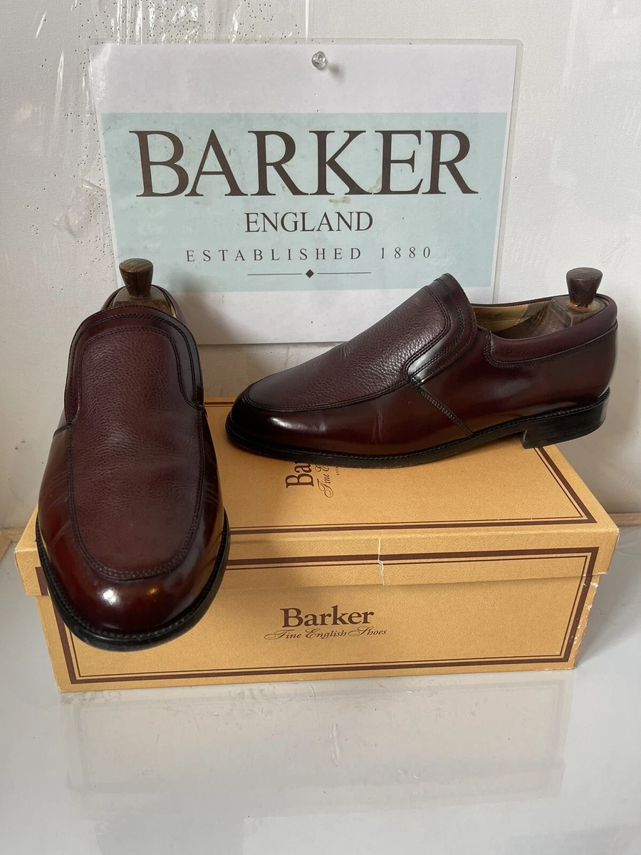 Barker Vintage Rare Calf Leather Shoes Size UK 8 EU 42 Made in UK ,