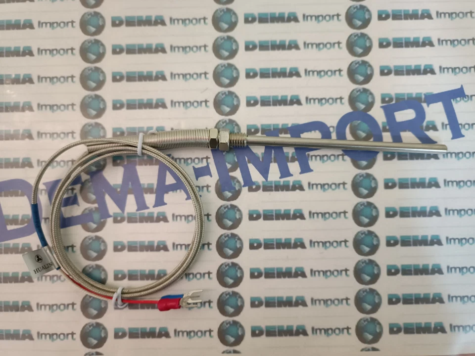 Termocoppia Tipo K, Sonda di Temperatura Filettatura M8 lunga 100mm 5mm diametro - Immagine 2 di 4