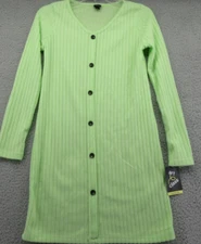 Art Class Girls' Cozy Pullover Long Sleeve Dress Light Green Size XL (14/16)
