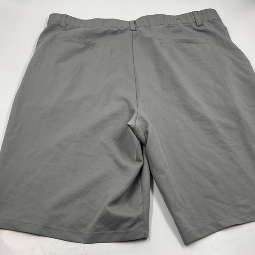 Fila Mens Chino Golf Shorts Size 38 Polyester Gray Flat Front Classic Fit Casual - Picture 6 of 9
