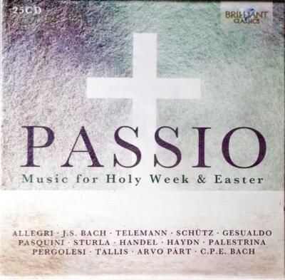 Passio Musik für Karwoche & Ostern 25 CD Box-Set Allegri Bach Telemann