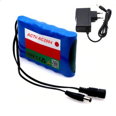 Puffer batterie 12V 3800mAh Li-Ion USV AHD IP DVI TVI CCTV Kameras Stromausfall