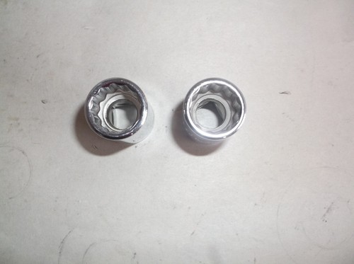 NEW LOT OF 2 PROTO J5216 Socket, 3/8 In Dr, 1/2 In, 12 Pt, Std (B90T) - Picture 2 of 4