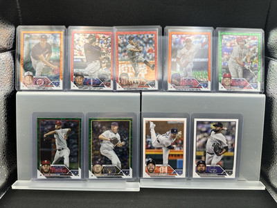 (9) 2023 Topps Serial Numbered # Lot /199 /299 /300 /499 Advanced Stats SP
