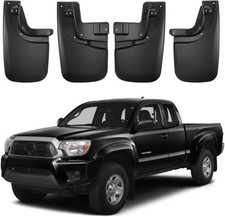 4pcs Front Rear Mud Flaps Splash Guards For 2005-2015 Toyota Tacoma 2.7l 4.0l 4pcs Front Rear Mud Flaps Splash Guards For 2005-2015 Toyota Tacoma 2.7l 4.0l