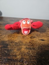Applause Disney VINTAGE The Little Mermaid SEBASTIAN Plush STUFFED ANIMAL 7"