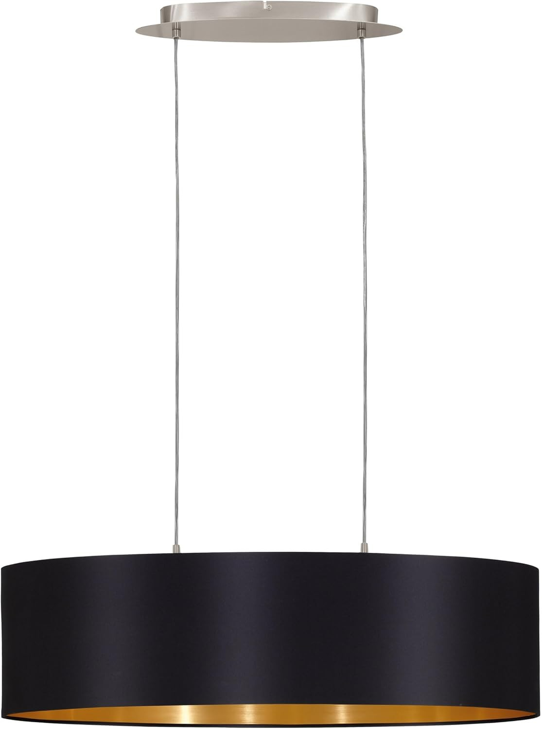 Eglo Maserlo Lampadario Tessuto 78cm - Luce Calda per la tua Cucina