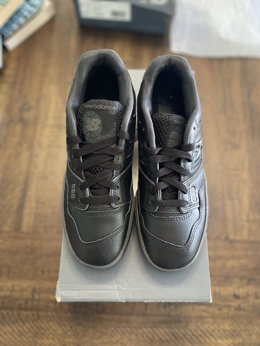New Balance 550 Triple Black (GS) GSB550BB Men's/Youth Size 5 Womens Size 6.5 - Picture 2 of 6