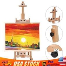 HeavyDuty Studio Artist Easel Large H-Frame Wood Painting Art Easel Standing 