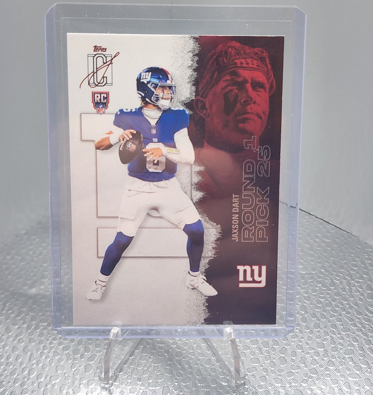 3 Card Lot Topps 2025 Signature Class 3 Top Giants Dart/Carter/Skattebo