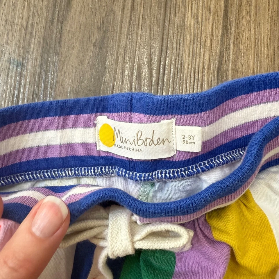 Mini Boden Rainbow Twirl Skort Size 2-3Y - Image 2 of 4