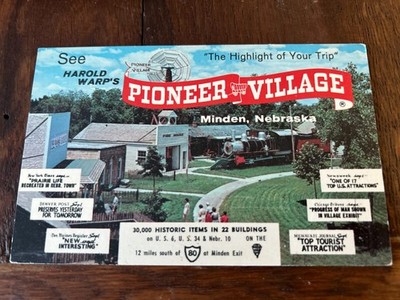 Harold Warp's Pioneer Village Minden Nebraska Postcard