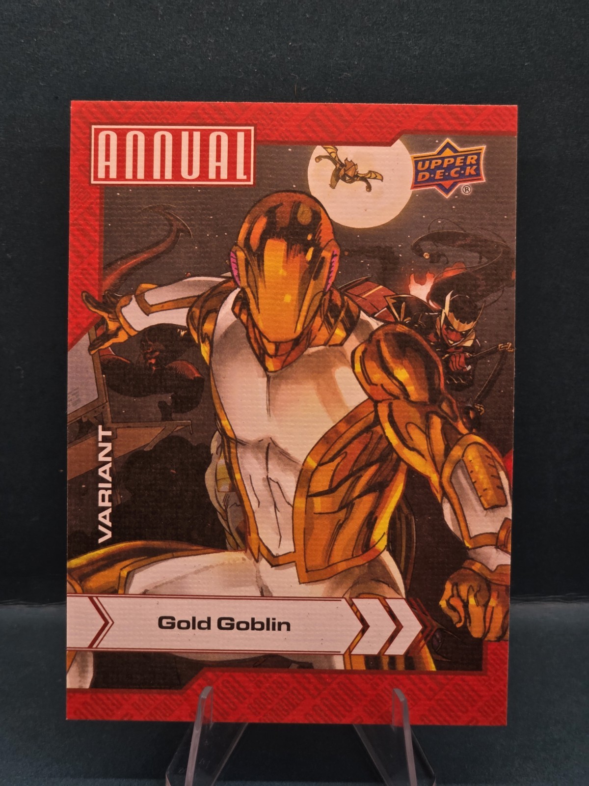 GOLD GOBLIN 2022-23 2023 UPPER DECK Marvel #35 Annual CANVAS VARIANT COVER 0182