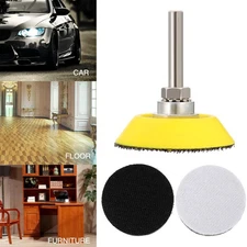  4 Pcs Pneumatic Disc Sponge Hand Sander Polishing Pad Hook Loop Sanding