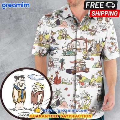 Stone Age Life The Flintstone Hawaiian Shirt