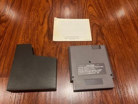 Adventures of Bayou Billy (Nintendo NES, 1989) Cartridge Manual & Sleeve