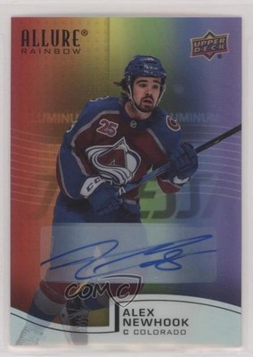2021-22 Upper Deck Allure Rainbow Full Alex Newhook #R-36 Rookie Auto RC 0wp5