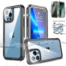 Waterproof Case for iPhone 13 12 Pro Max 12/13 mini Heavy Duty Shockproof Cover