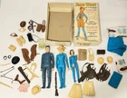 Vintage 1960s Marx Jane West #2067 Boxed Lot Johnny West Figures Accessories