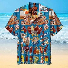 Cooles Eiscreme Hawaiihemd 3D Druck Unisex Pa...