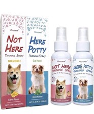 Petstoral Dog Not Here Here Potty Training Spray Kit Puppy 3.38 oz Ea - New