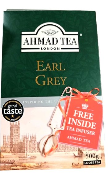 Schwarzer Tee Lose Earl Grey - 24 X 500 G - Ahmad Tea + 24 TEE-EI-image