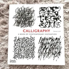 Denise Lach Calligraphy Art Book Inspiring Lettering Techniques Mint