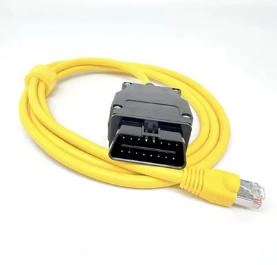 Câble ENET OBD2 compatible BMW Série F Ethernet diagnostic E-SYS ISTA ICOM - Photo 1/4