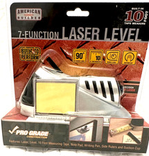 Vintage 2005 American Builder 7 Function Laser Level Hand Measuring/Utility Tool